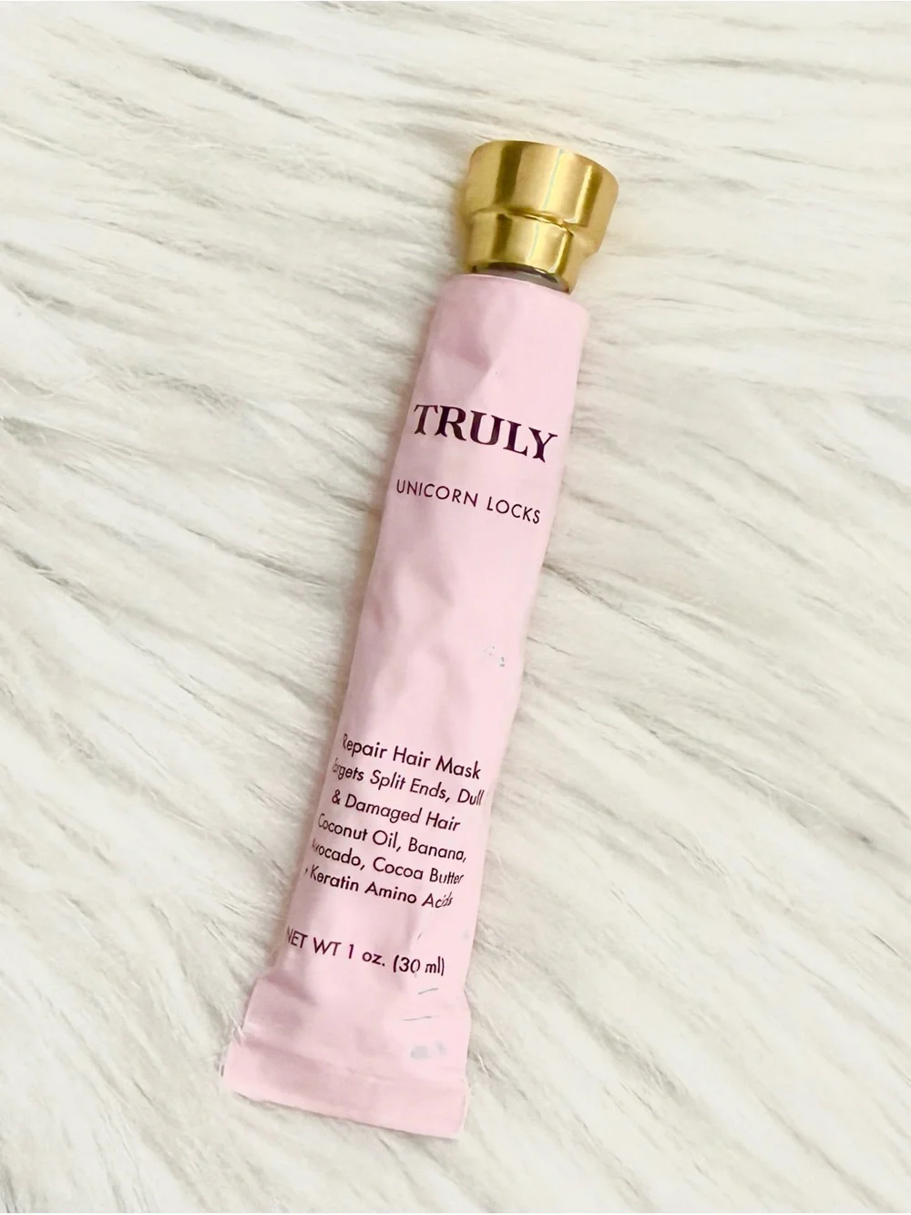 TRULY Unicorn Locks Repair Hair Mask Net Wt 5 oz. / 150 ml New and Sealed Vegan